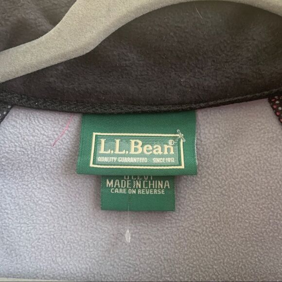 L.L. Bean soft shell color block pink & black jacket Size M 90s Y2K - Picture 4 of 4